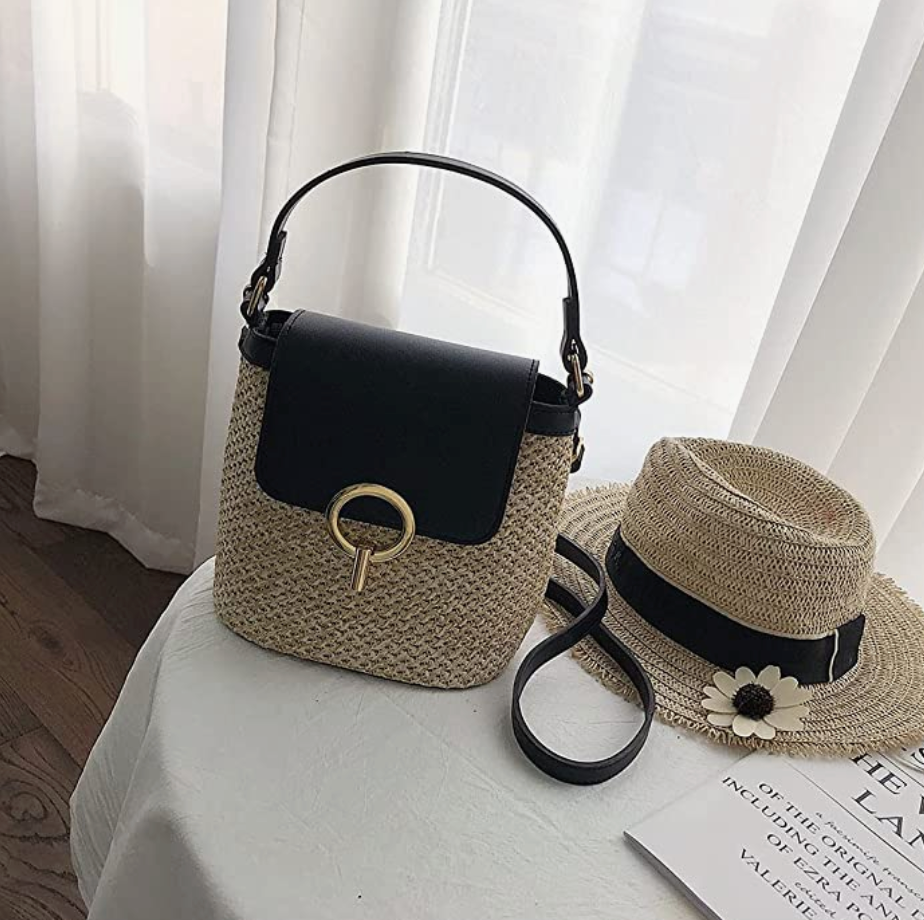 Bolso de paja Eva Chic – Natural y elegante