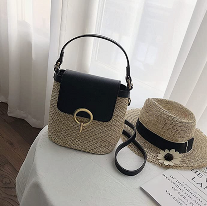 Bolso de paja Eva Chic – Natural y elegante