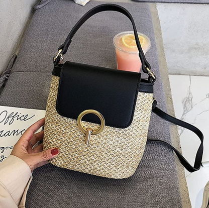 Bolso de paja Eva Chic – Natural y elegante
