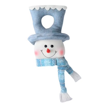 Leuchtende Schneemann-Deko für Weihnachten