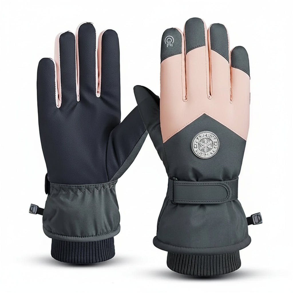Guantes de invierno impermeables con pantalla táctil
