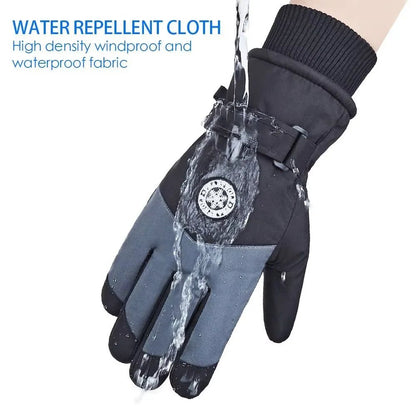 Guantes de invierno impermeables con pantalla táctil
