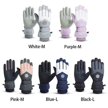 Guantes de invierno impermeables con pantalla táctil