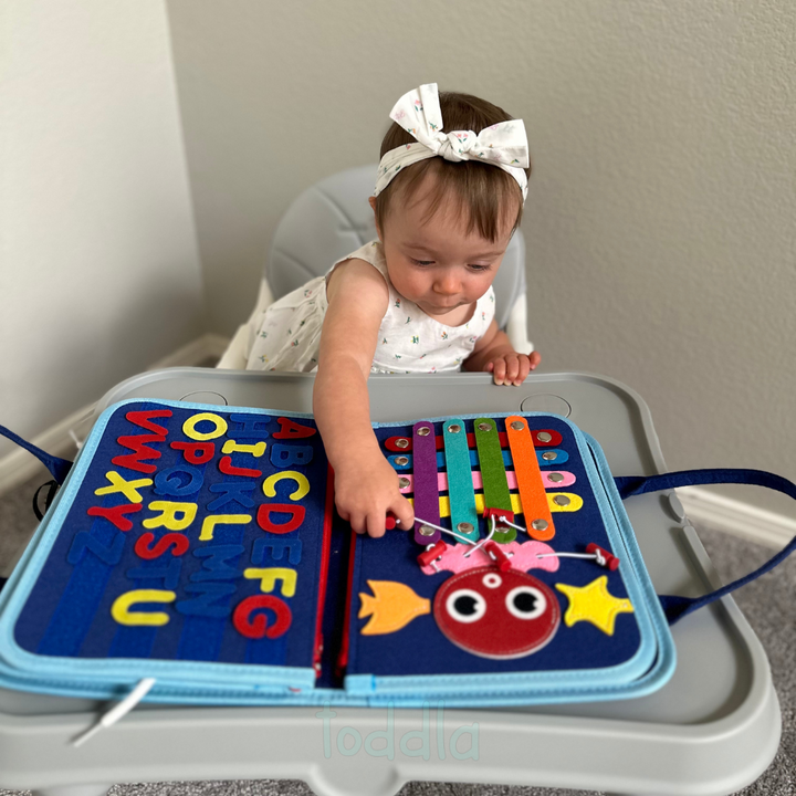 Quadro de atividades Montessori para crianças