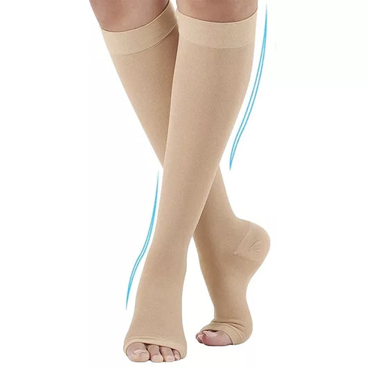 Medias de compresión para diabéticos ComfortFit: sin puntera para mayor libertad