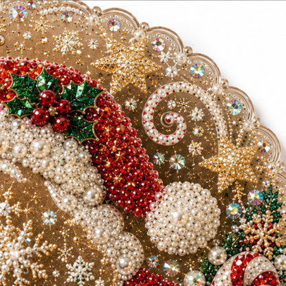 Twinbelle – Doppelseitiges Diamantkunst-Weihnachtsornament-Kit