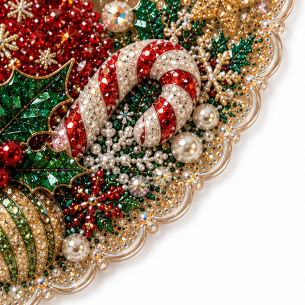 Twinbelle – Doppelseitiges Diamantkunst-Weihnachtsornament-Kit