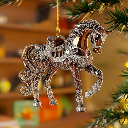 Atrelado decorativo para cavalos, para o Natal