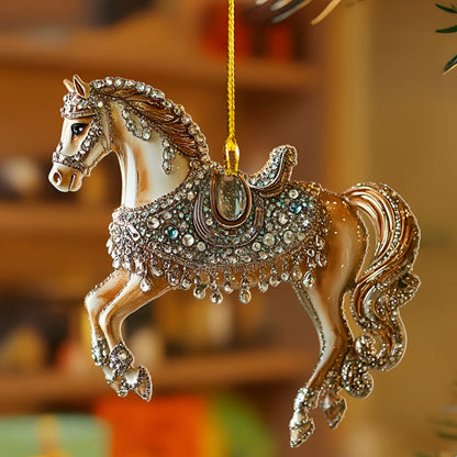 Atrelado decorativo para cavalos, para o Natal