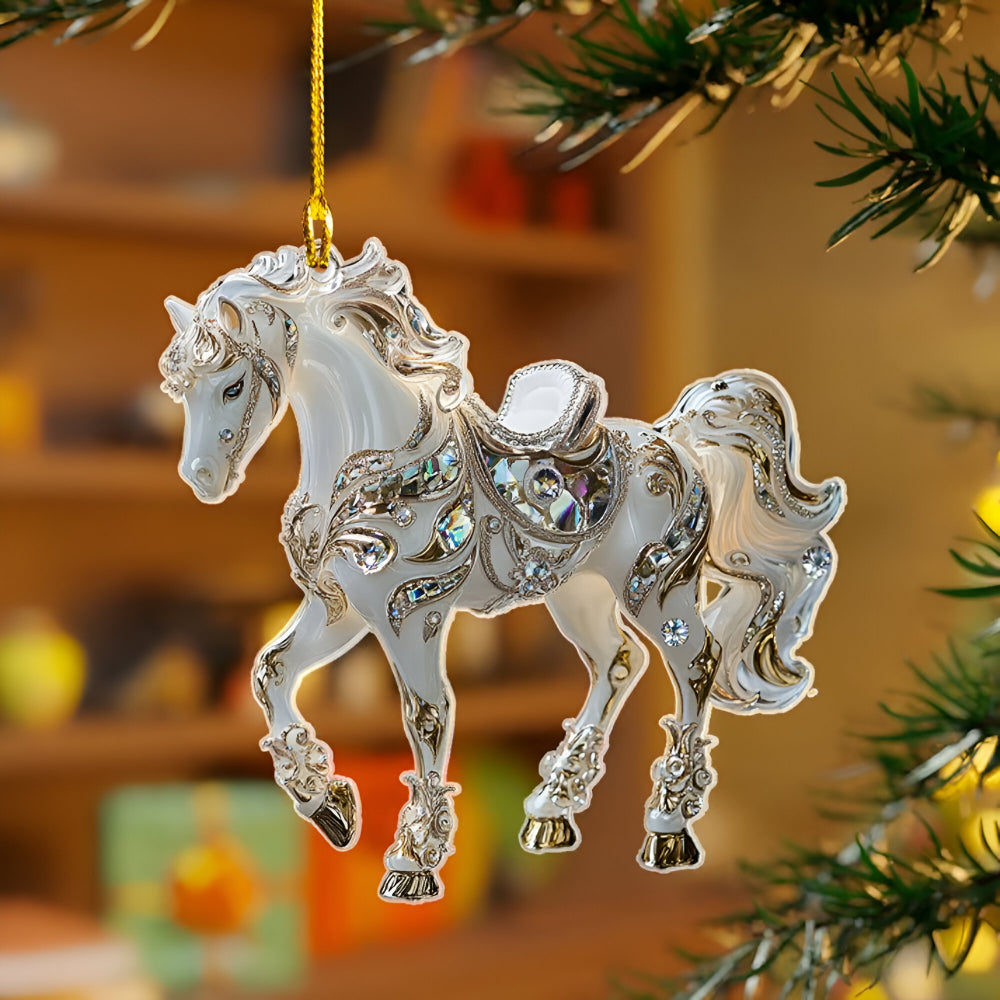 Atrelado decorativo para cavalos, para o Natal