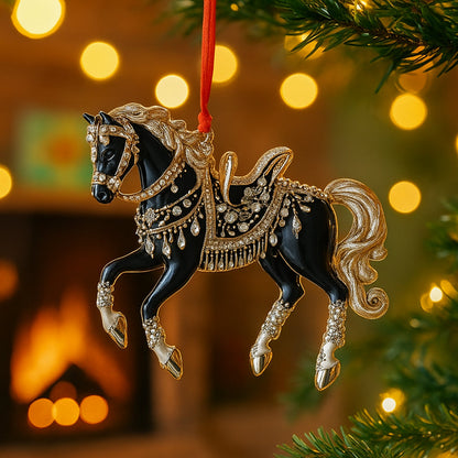 Atrelado decorativo para cavalos, para o Natal