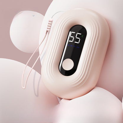 Aquecedor de mãos elétrico recarregável com 3 níveis de aquecimento e função de carregamento USB