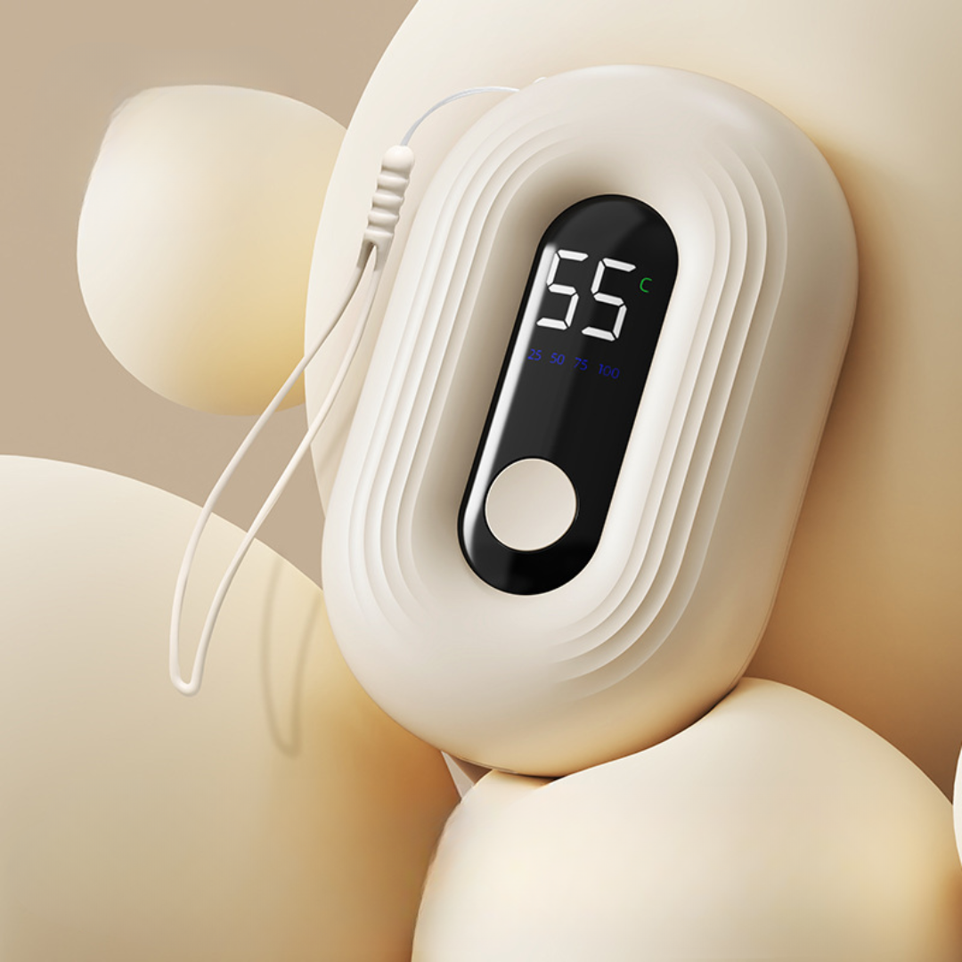 Aquecedor de mãos elétrico recarregável com 3 níveis de aquecimento e função de carregamento USB