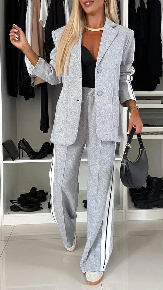 Eleganter Trainingsanzug mit Blazer – Stil trifft auf Komfort