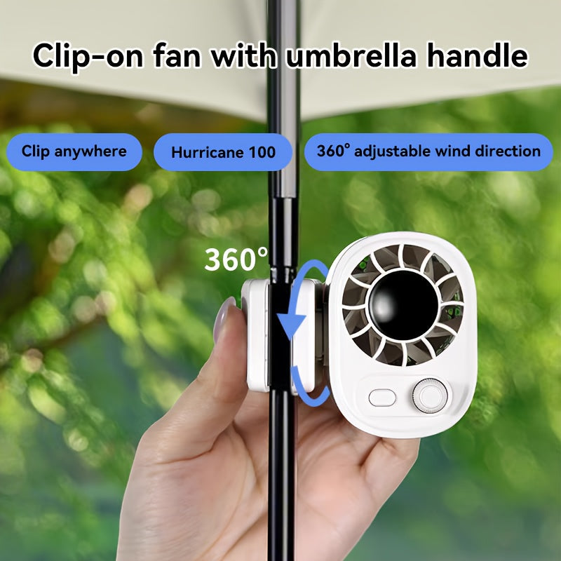 BreezeClip mini ventilator – Snažno hlađenje, bilo gdje i bilo kada