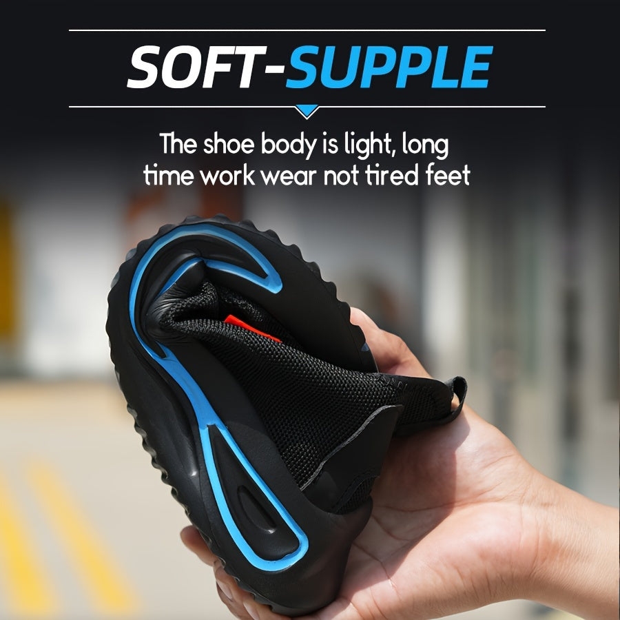 Leichte Sicherheitsschuhe für Herren – Atmungsaktiv mit Stahlkappenschutz