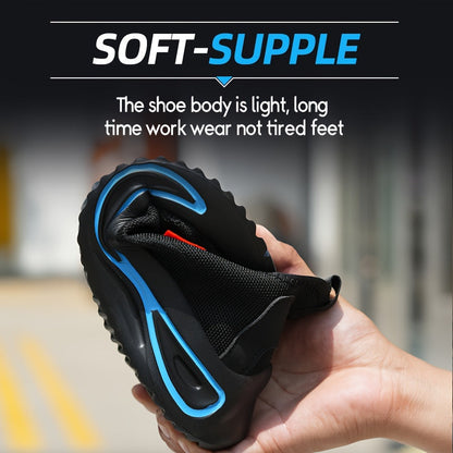 Leichte Sicherheitsschuhe für Herren – Atmungsaktiv mit Stahlkappenschutz