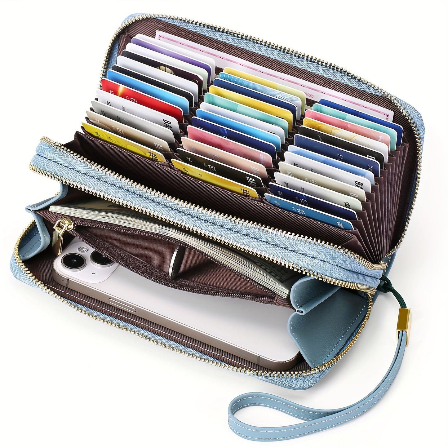Cartera larga SecureHold: funcional y segura contra RFID