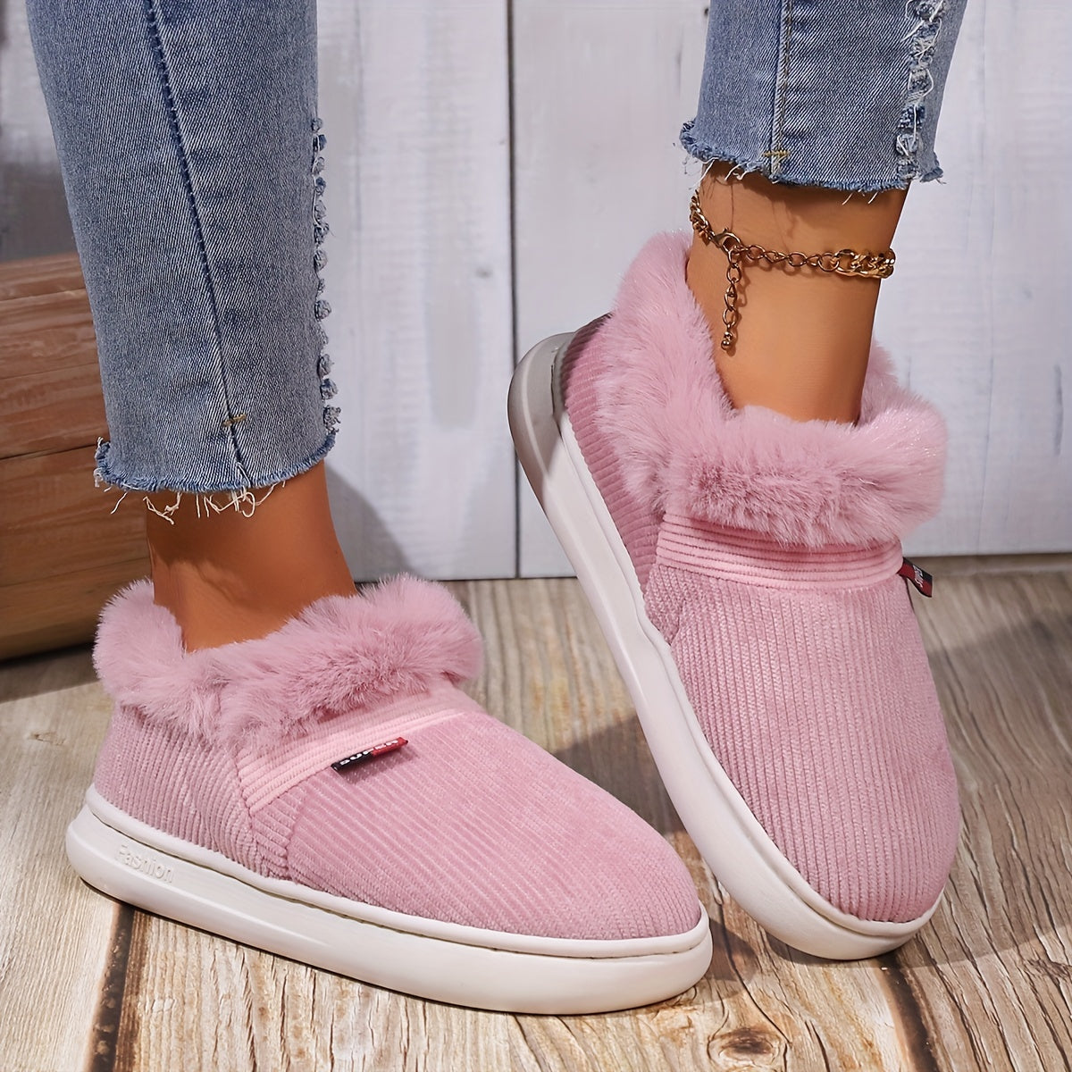 Pantuflas Liza Fluffy: calidez y comodidad para mujer