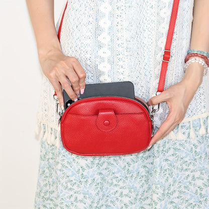 Vintage crossbody torba velikog kapaciteta – Prava koža s više pretinaca