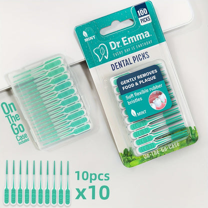Meki interdentalni čačkalice – Osvježavajuće s okusom mente i ergonomski dizajnirane
