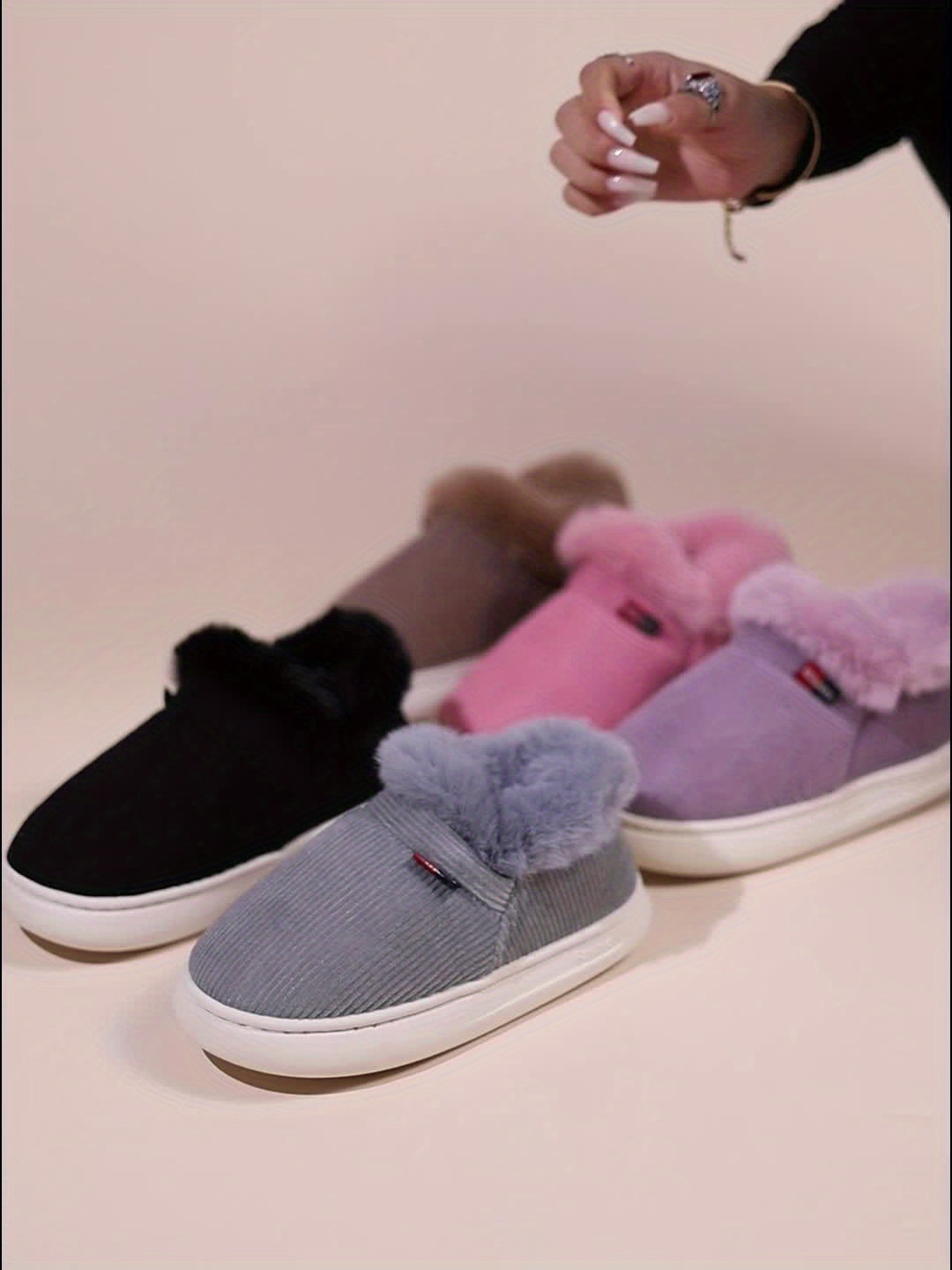 Pantuflas Liza Fluffy: calidez y comodidad para mujer