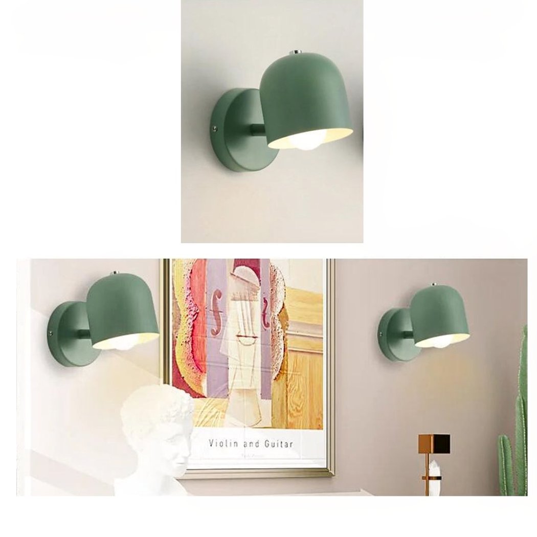 NordicGlow Skandinavska zidna lampa – Šareni naglasak sa atmosferičnim svjetlom