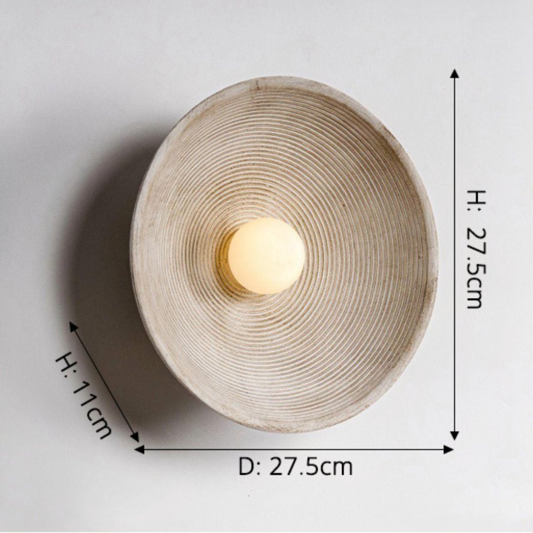 Scandi Retro okrugla zidna lampa – Ugodno svjetlo za svaki prostor