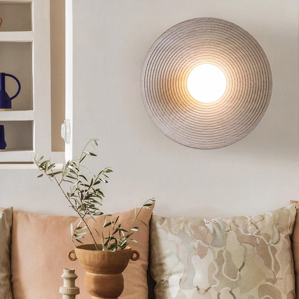 Scandi Retro okrugla zidna lampa – Ugodno svjetlo za svaki prostor