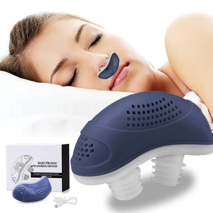 Dispositivo CPAP BreatheEase Micro para la apnea del sueño: dispositivo compacto antirronquidos para dormir mejor