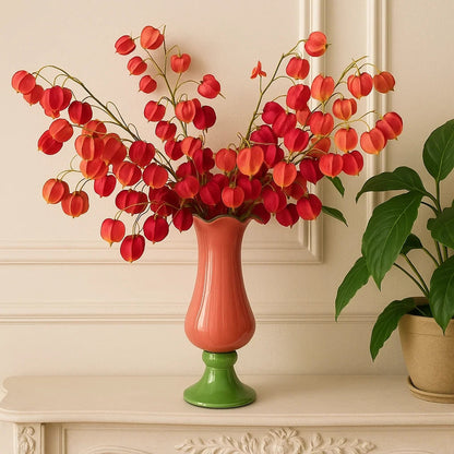 Jarra de vidro decorativa em estilo retro