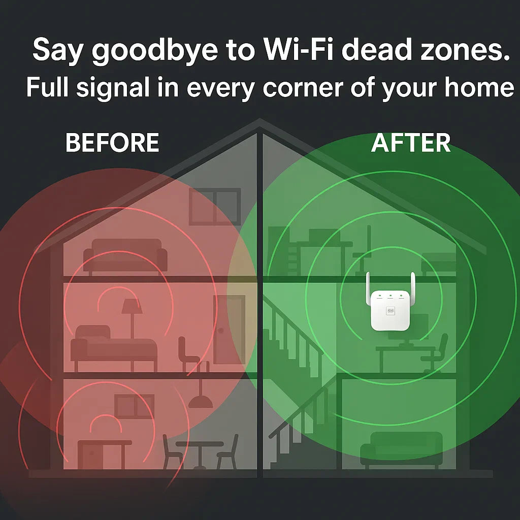 Amplificador Wi-Fi SpeedWave – Internet super-rápida em todas as divisões