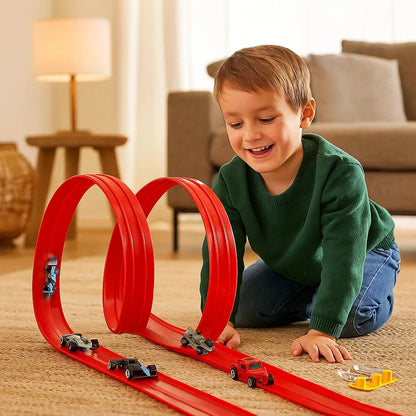Pista flexível para crianças