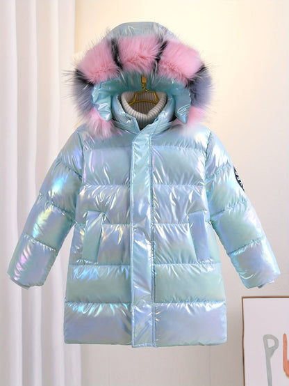 Chaqueta de invierno brillante de Sophie para niños: moderna y cálida para los días fríos.
