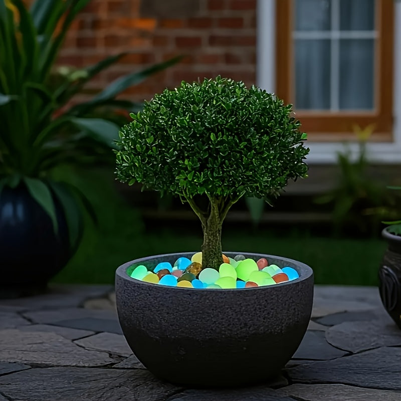 Pedras de jardim encantadoras e luminosas – atmosféricas e sustentáveis.