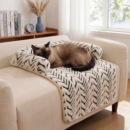 Sofá cama de felpa para mascotas