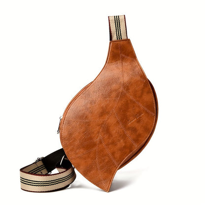 Vintage torba preko ramena od umjetne kože – Podesivi remen sa kopčom