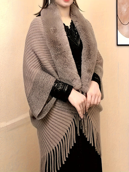 Eleganter Damen-Schal mit geometrischem Muster