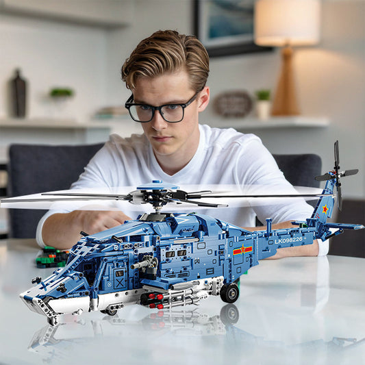 Kit de construcción de helicóptero detallado: técnicamente y realistamente preciso
