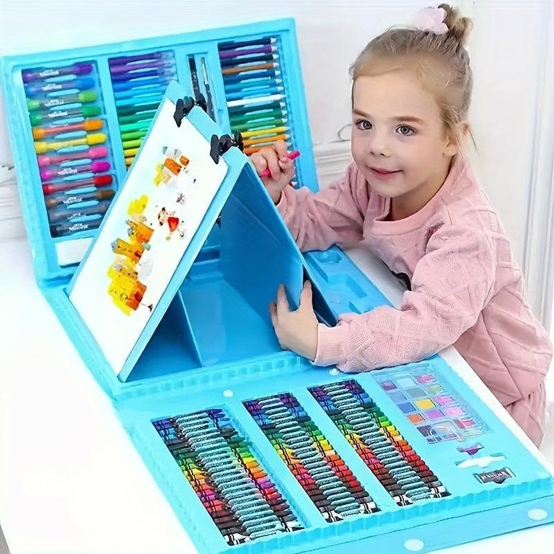 Kompletan set umjetničkih potrepština od 208 dijelova – Profesionalna kvaliteta za mlade kreativce
