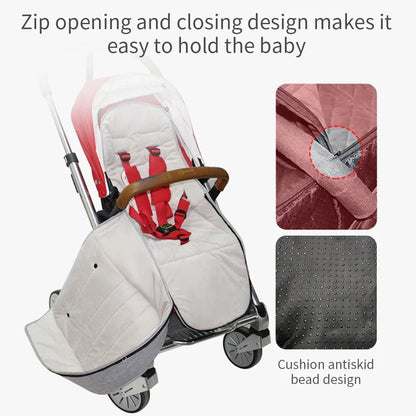 Saco para cochecito de bebé para paseos cálidos y acogedores