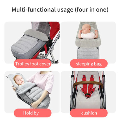Saco para cochecito de bebé para paseos cálidos y acogedores