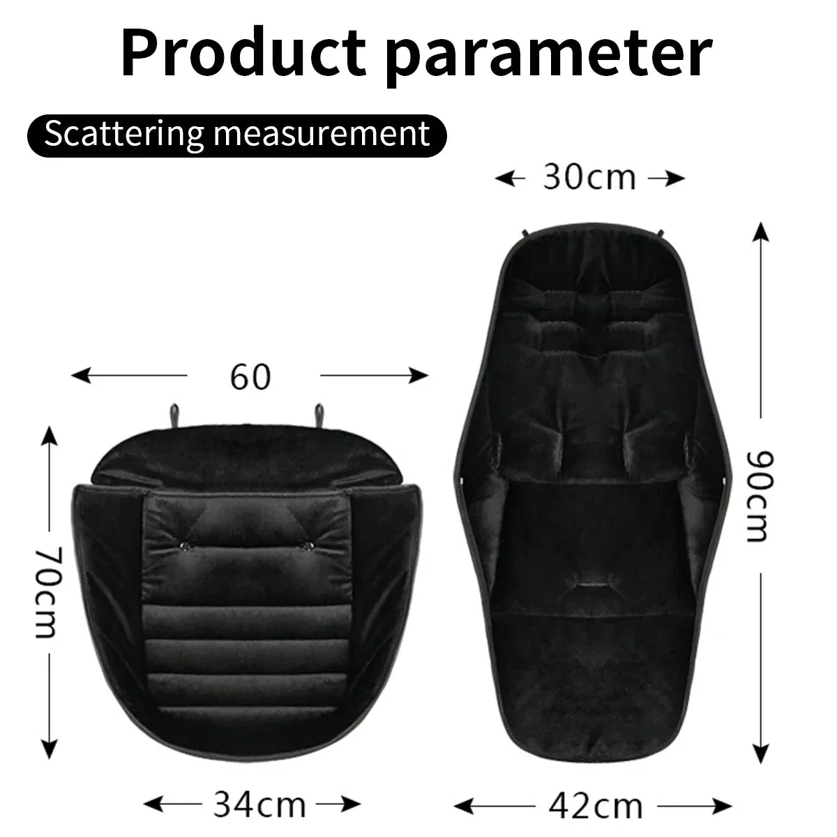 Saco para cochecito de bebé para paseos cálidos y acogedores