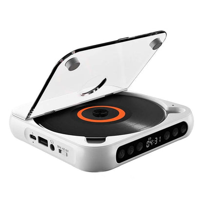 Tragbarer Bluetooth CD-Player mit integriertem Lautsprecher