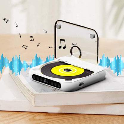 Tragbarer Bluetooth CD-Player mit integriertem Lautsprecher
