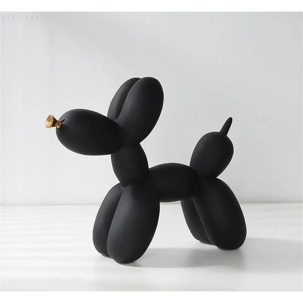 Figura decorativa «perro globo» con superficie mate