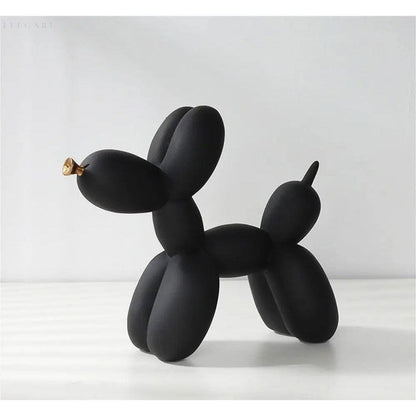 Figura decorativa «perro globo» con superficie mate