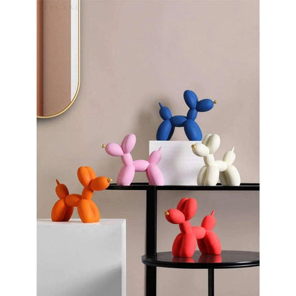 Figura decorativa «perro globo» con superficie mate