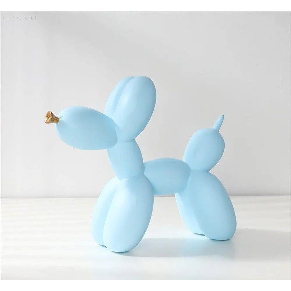 Figura decorativa «perro globo» con superficie mate