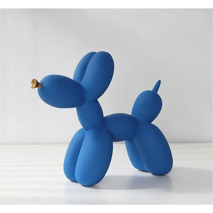 Figura decorativa «perro globo» con superficie mate